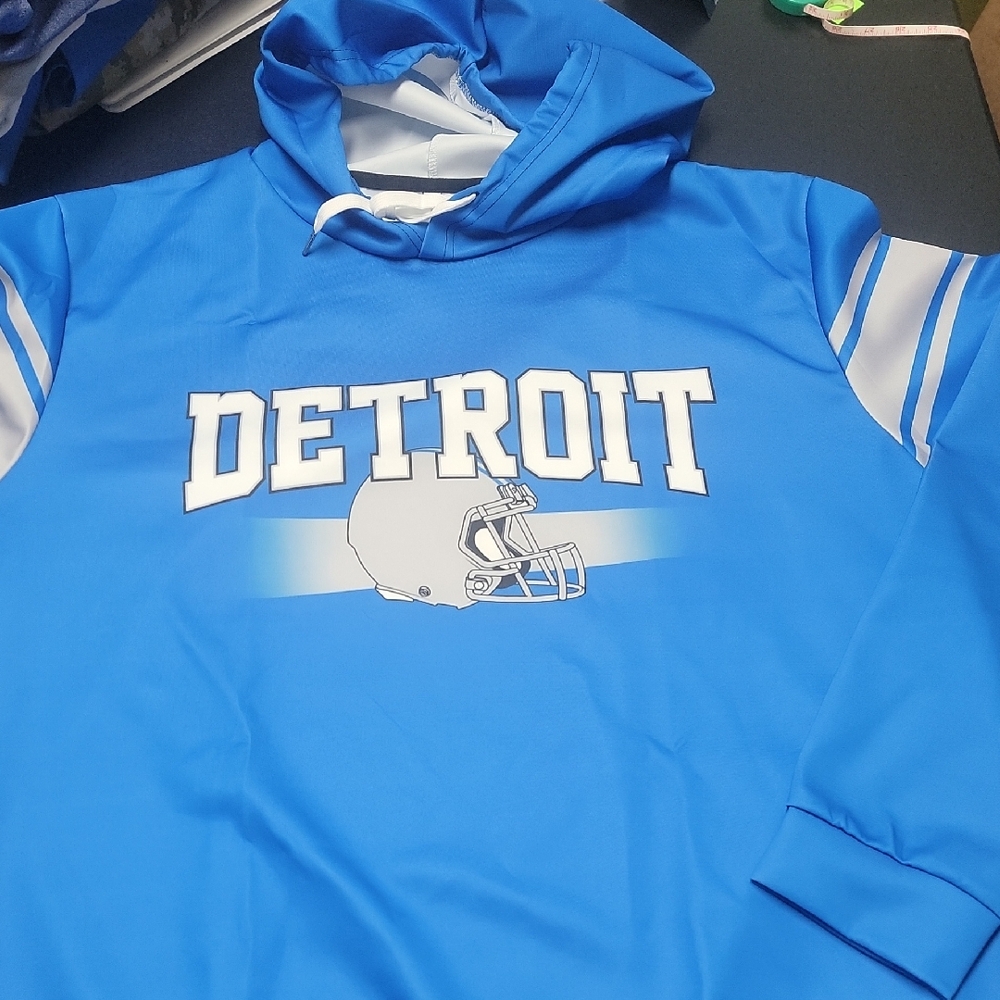 Blue Detroit Hoodie